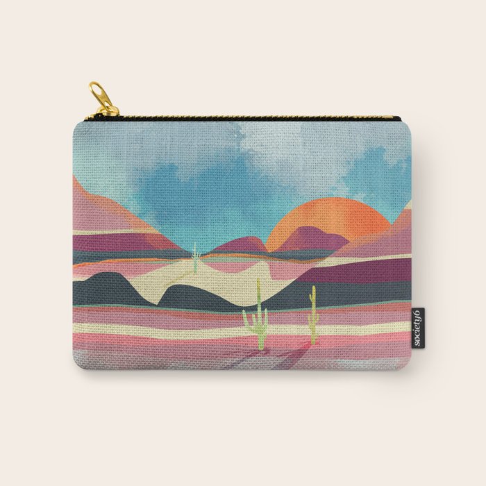 Pink Desert Glow Carry All Pouch Gallery Image 1
