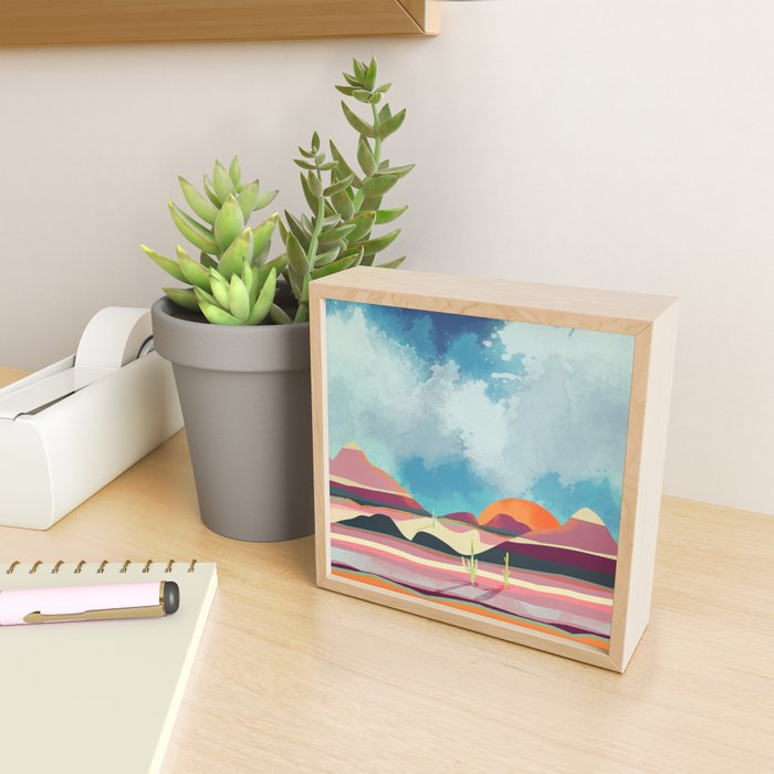 Pink Desert Glow Mini Art Print Gallery Image 2