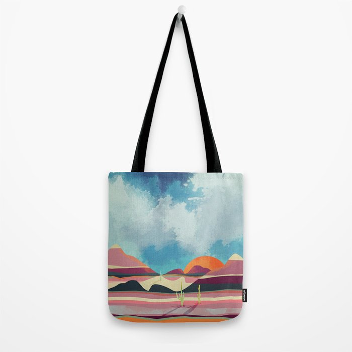 Pink Desert Glow Tote Bag Gallery Image 2