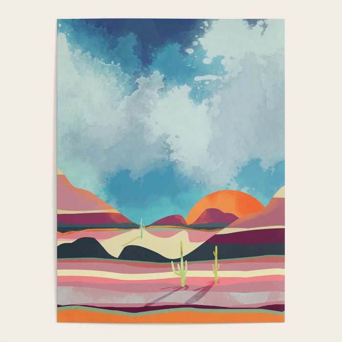 Pink Desert Glow Poster Gallery Image 1