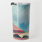 Pink Desert Glow Travel Mug Gallery Image 3