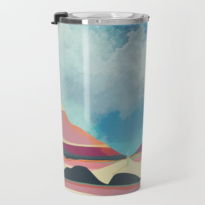 Pink Desert Glow Travel Mug Gallery Image 3