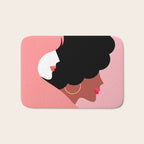 Girl Power we persist  #girlpower Bath Mat Gallery Image 1