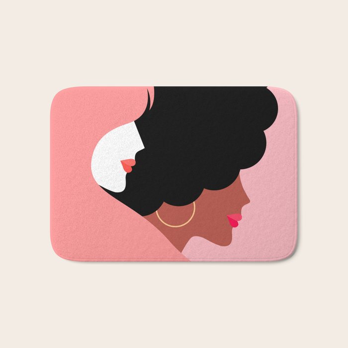 Girl Power we persist  #girlpower Bath Mat Gallery Image 1