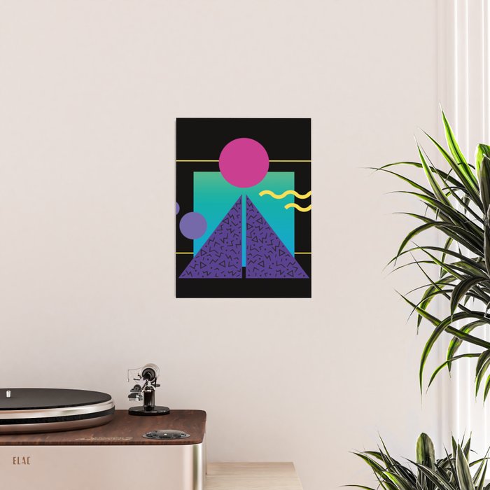 Memphis Pattern 37 / 80s - 90s Retro Poster Gallery Image 2