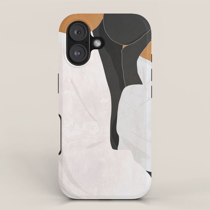 Minimal Art Girl 9a iPhone Case Gallery Image 1