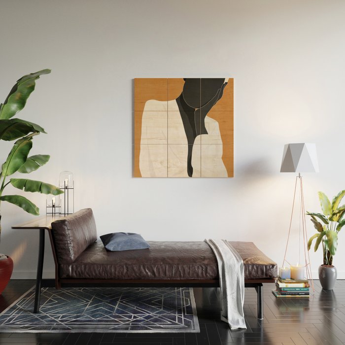 Minimal Art Girl 9a Wood Wall Art Gallery Image 2