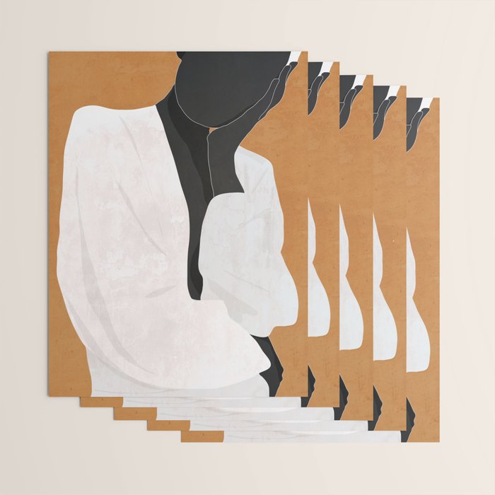 Minimal Art Girl 9a Wrapping Paper Gallery Image 3