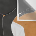 Minimal Art Girl 9a Wall Tapestry Gallery Image 3