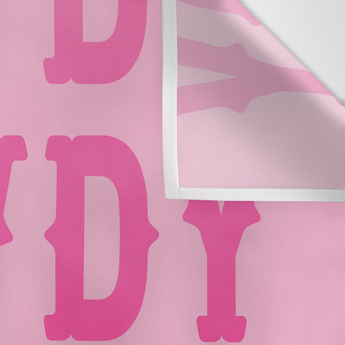 Howdy - Pink Western Aesthetic Wall Tapestry Gallery Image 3