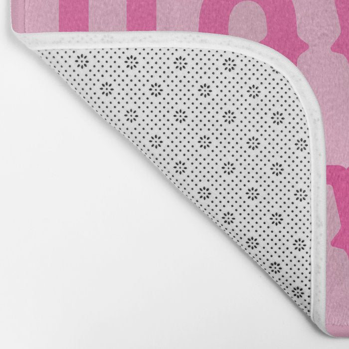 Howdy - Pink Western Aesthetic Bath Mat Gallery Image 2