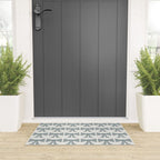 Vintage Bows XII Blue Sage Welcome Mat Gallery Image 3