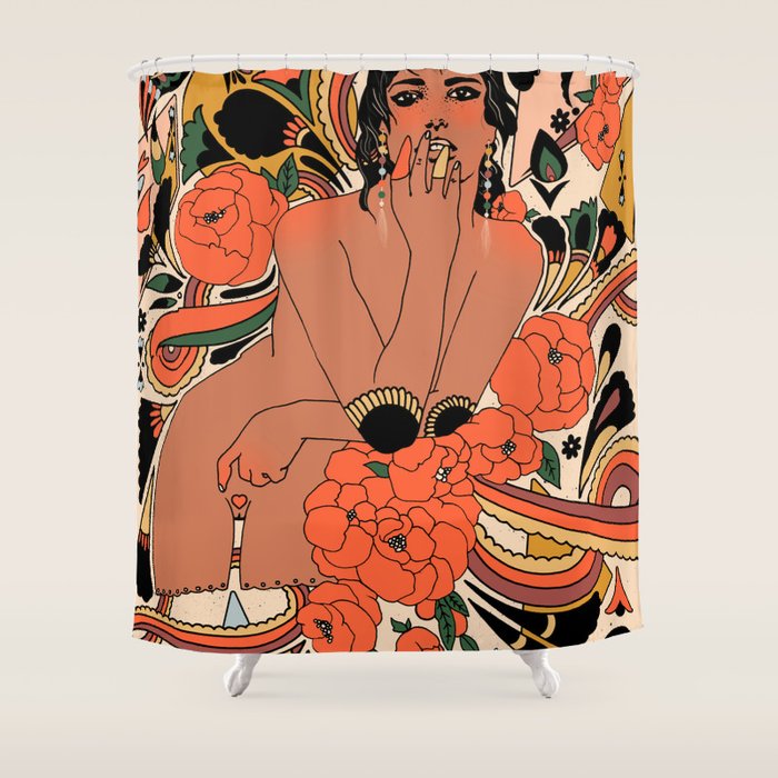 Easy Romance Shower Curtain Gallery Image 1