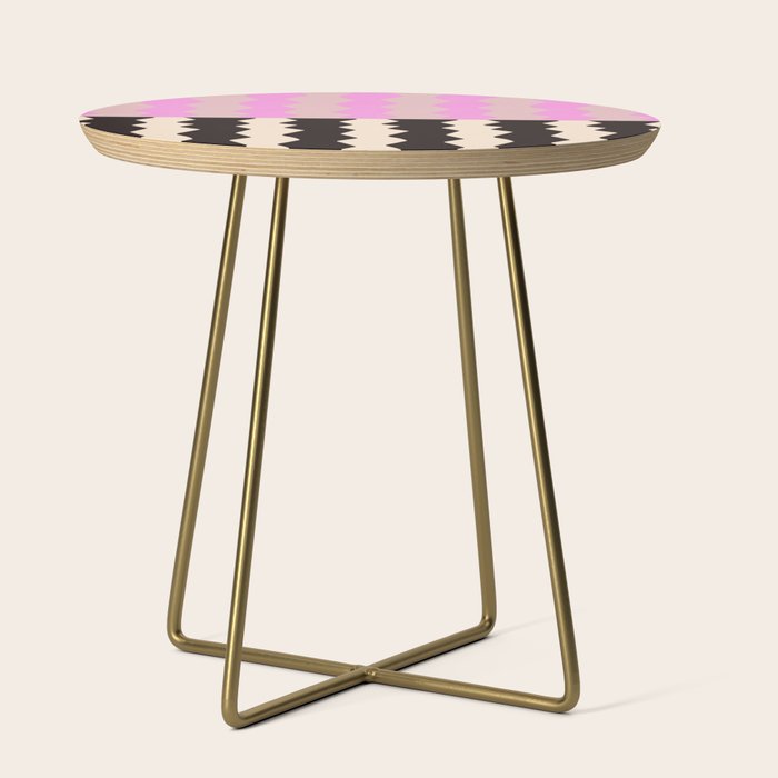 summer RHYTHMS, black & pink Side Table Gallery Image 1