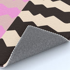 summer RHYTHMS, black & pink Rug Gallery Image 4