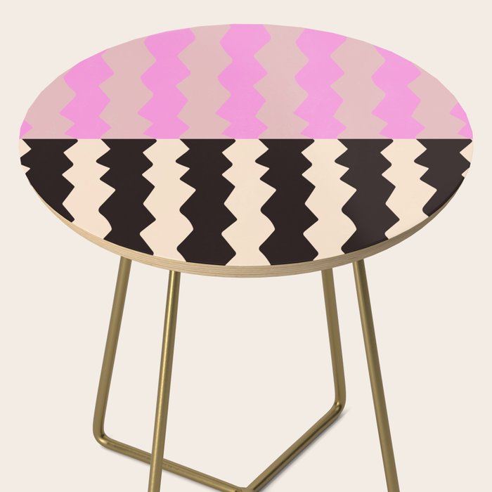 summer RHYTHMS, black & pink Side Table Gallery Image 2