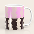 summer RHYTHMS, black & pink Coffee Mug Gallery Image 1
