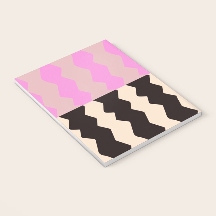 summer RHYTHMS, black & pink Notebook Gallery Image 3
