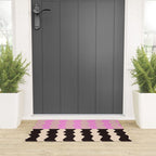summer RHYTHMS, black & pink Welcome Mat Gallery Image 3