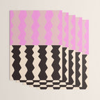 summer RHYTHMS, black & pink Wrapping Paper Gallery Image 3