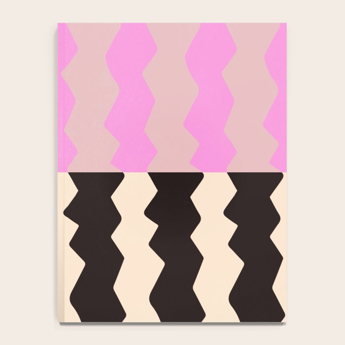 summer RHYTHMS, black & pink Notebook Gallery Image 4