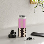 summer RHYTHMS, black & pink Water Bottle Gallery Image 4