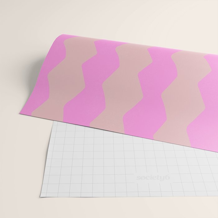 summer RHYTHMS, black & pink Wrapping Paper Gallery Image 2