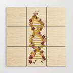 Floral DNA Wood Wall Art Gallery Image 1