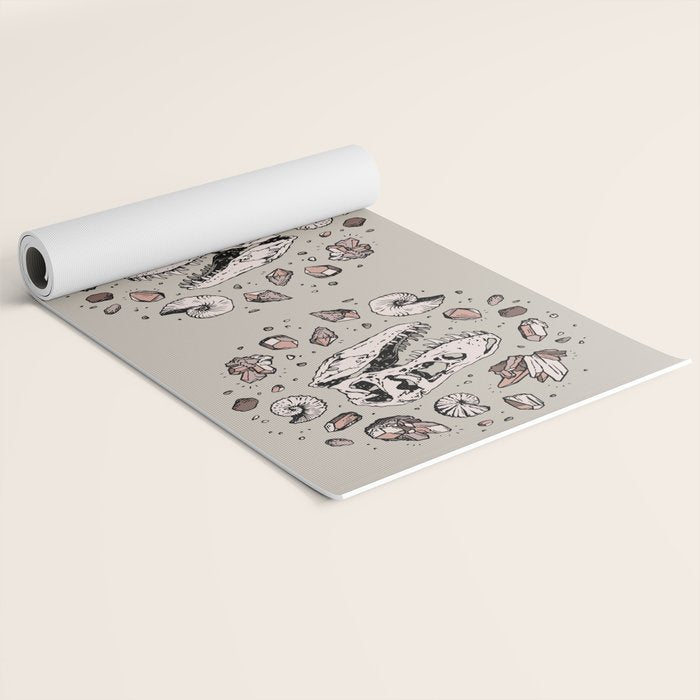 Geo-rex Vortex | Rose Quartz Yoga Mat Gallery Image 2