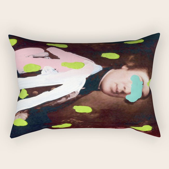 Brutalized Gainsborough 1 Rectangular Pillow Gallery Image 1