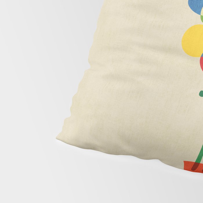 Happy flowers in the vase Pillow Sham Gallery Image 4