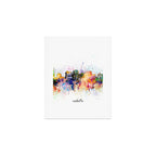 nashville skyline artistic Art Print Gallery Image 1