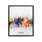 nashville skyline artistic Framed Canvas Print Gallery Image 8