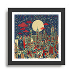philadelphia city skyline Framed Art Print Gallery Image 1