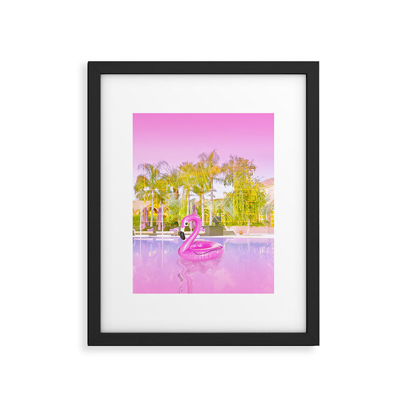 Pink Flamingo Framed Art Print