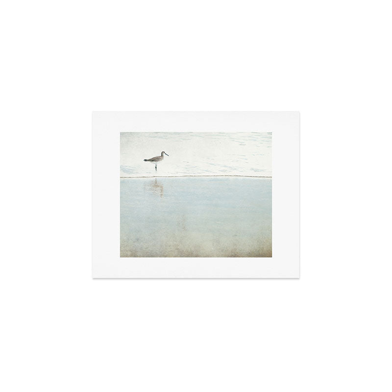 Reflecting Sandpiper Art Print Gallery Image 1