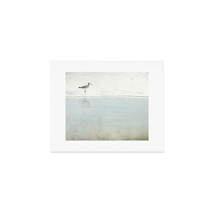 Reflecting Sandpiper Art Print Gallery Image 1