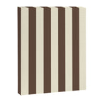 Stripes of Brown and Cream Canvas Print Gallery Image 8