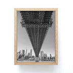 Below the Brooklyn Bridge Mini Art Print Gallery Image 1