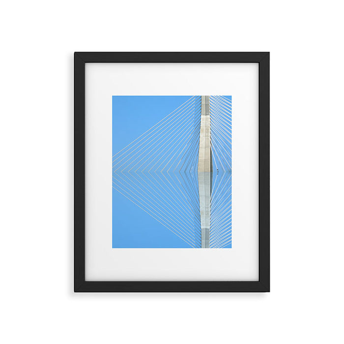Boston (reflected) Framed Art Print Gallery Image 1