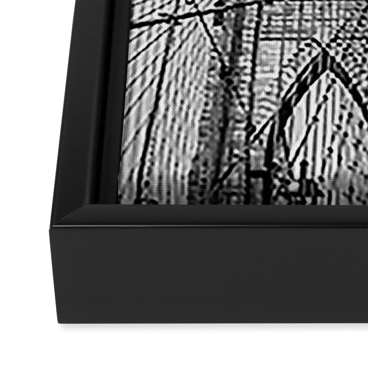 Brooklyn Bridge Framed Canvas Print Gallery Image 3