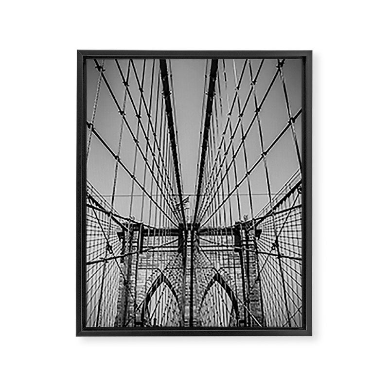 Brooklyn Bridge Framed Canvas Print Gallery Image 6