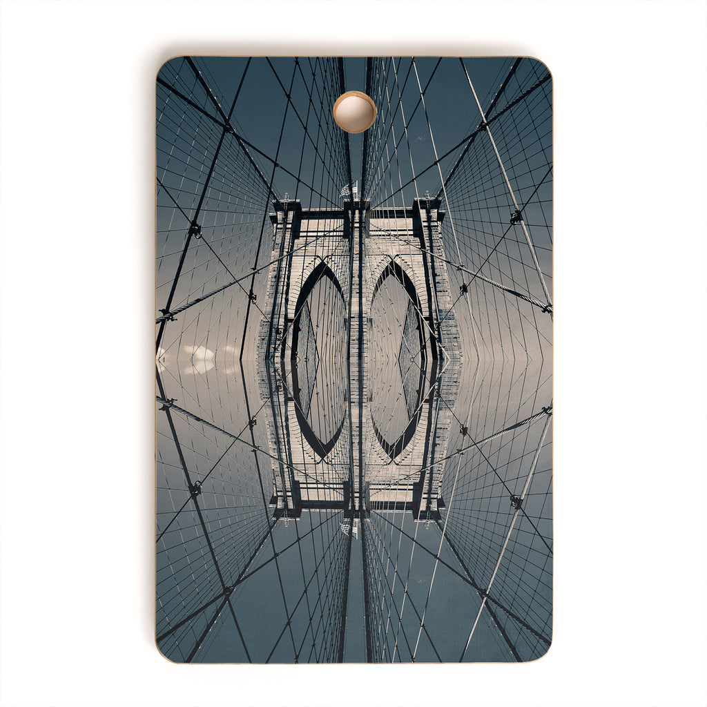 Brooklyn Bridge Reflected II Cutting Board Gallery Image 1