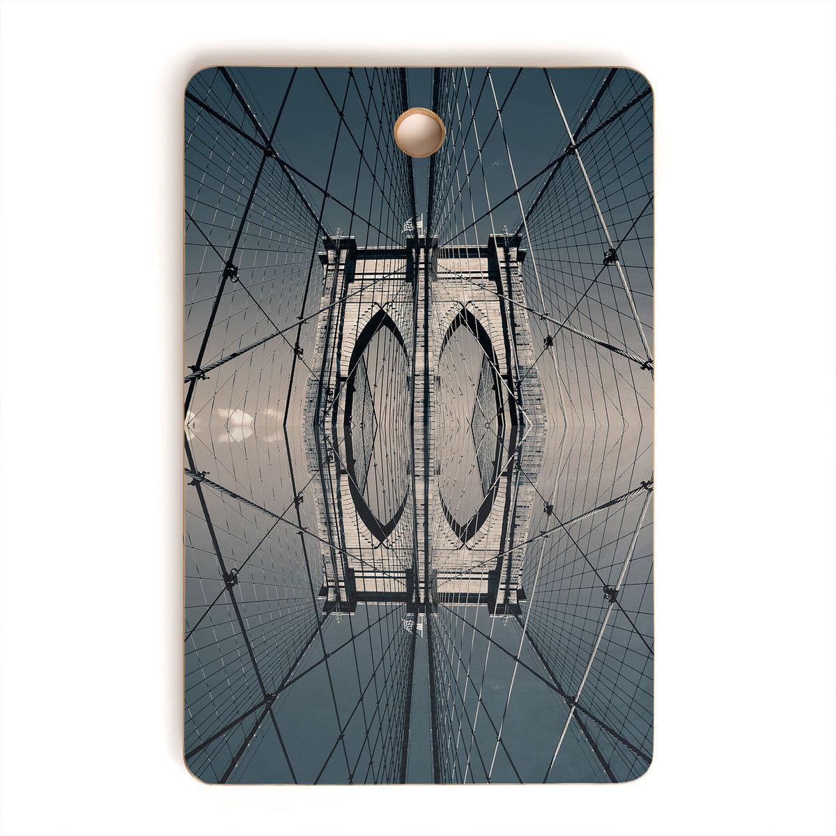 Brooklyn Bridge Reflected II Cutting Board Gallery Image 1