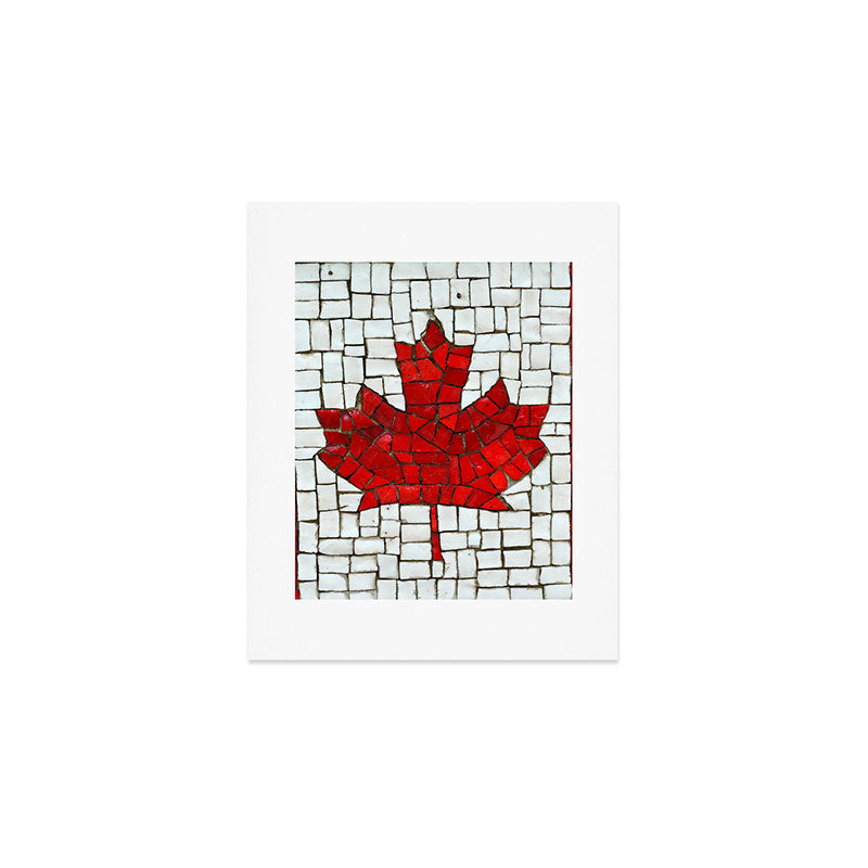 Canada mosaic Art Print Gallery Image 1