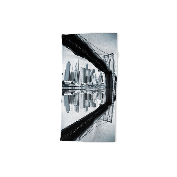 East River Reflected Bath Towel Gallery Image 1