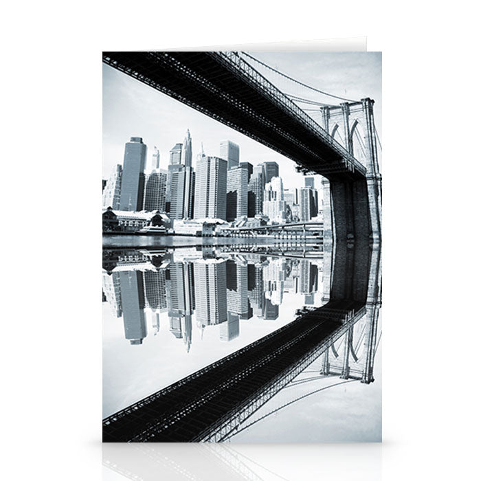 East River Reflected Stationery Card Gallery Image 1