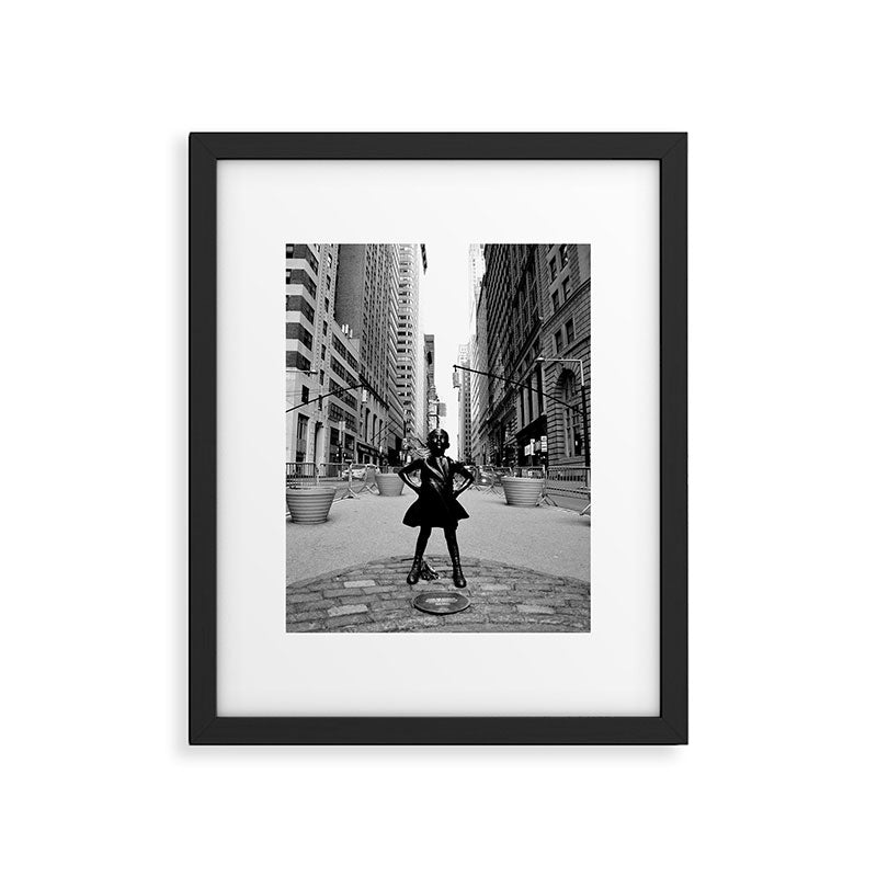 Fearless Girl Framed Art Print Gallery Image 5