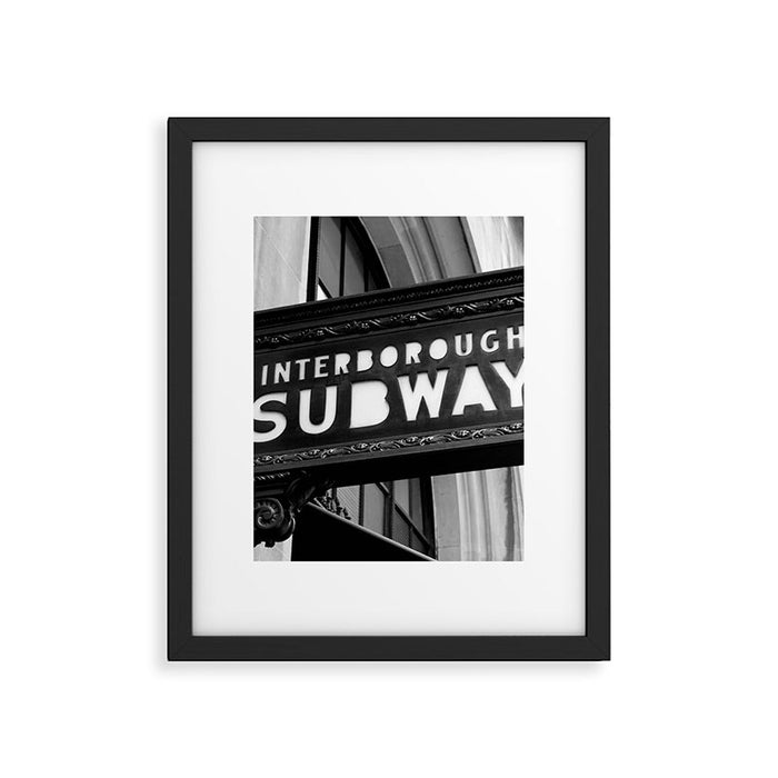 Interborough Subway Framed Art Print Gallery Image 1