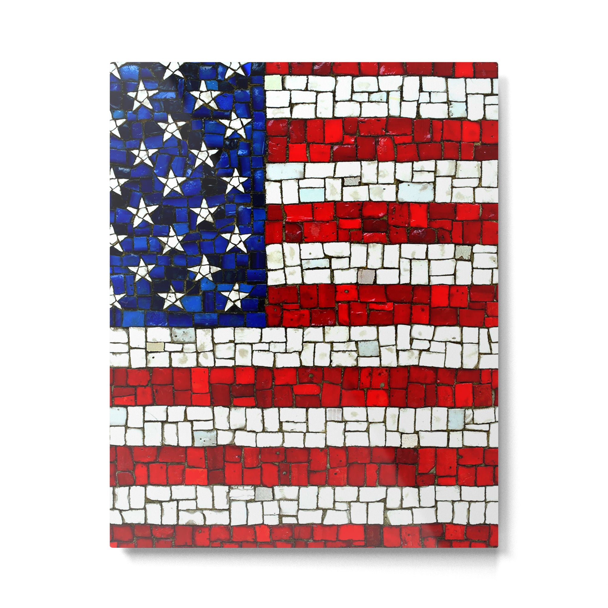 United States of America mosaic Metal Print Gallery Image 4